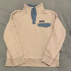 Patagonia Cotton Quilt Snap-T Pullover - Women's size small
